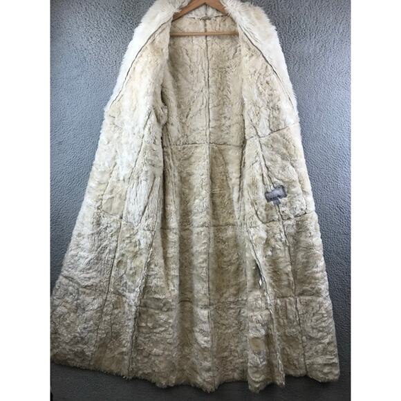 Wilsons Leather Maxima Tan Long Suede Jacket size S w/ faux fur Lining - Picture 3 of 13